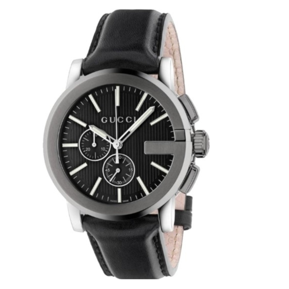 Gucci Black Silver G-chrono 101xl Unisex Watch